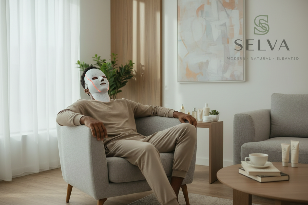 SelvaCare™ Radiant Skin LED Therapy (7-Color Face + Neck Mask)